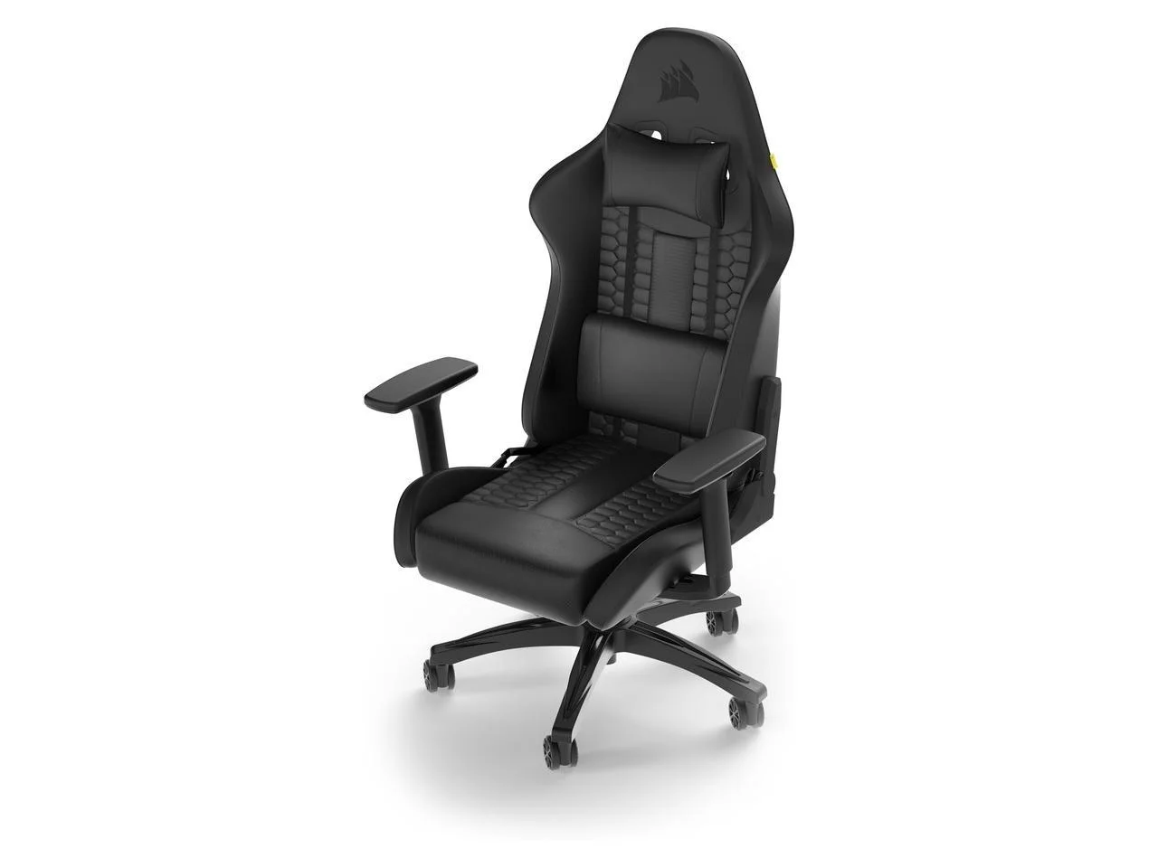 Corsair TC100 RELAXED Gaming Chair (Leatherette Black) - Image 3