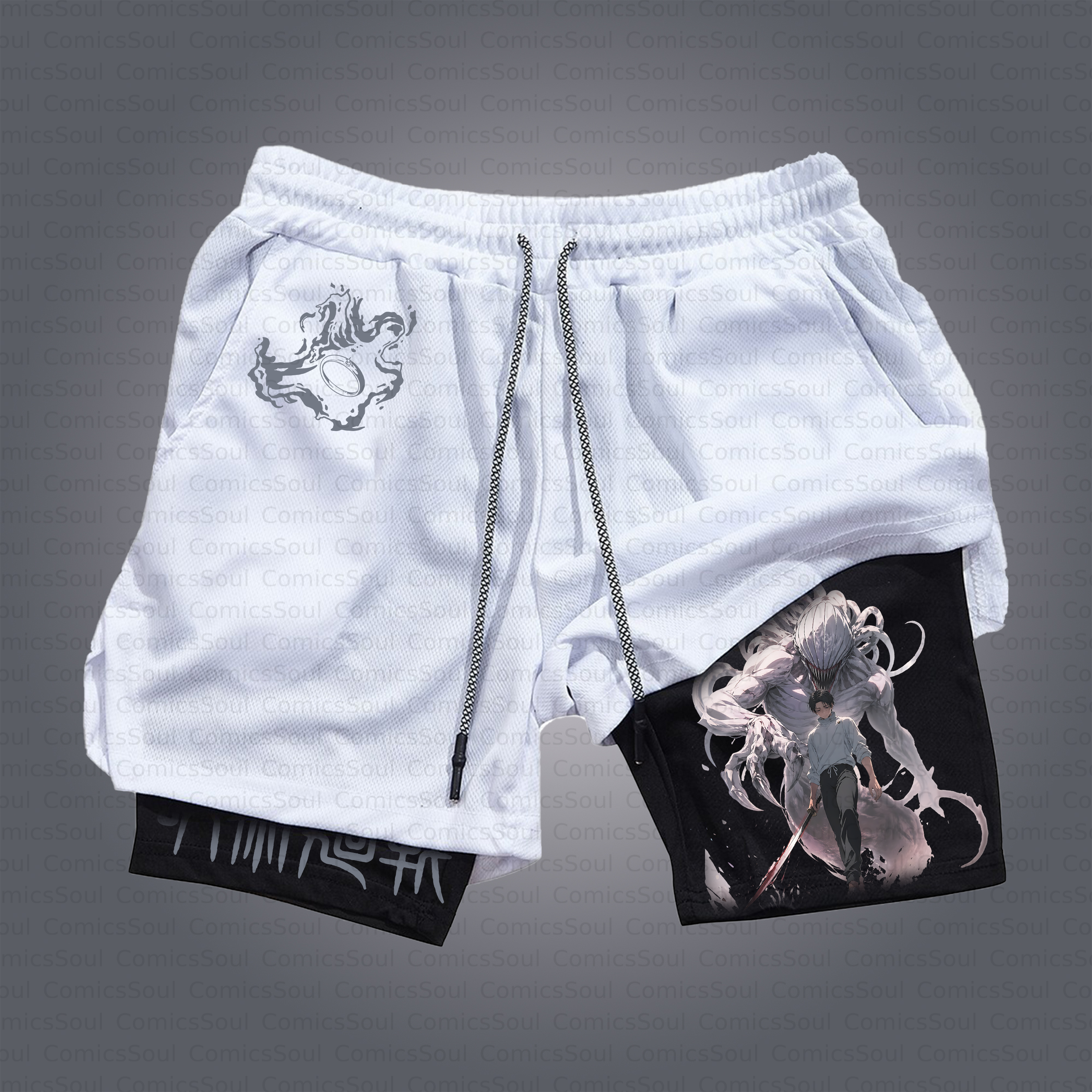 Unisex Casual Anime Style Shorts