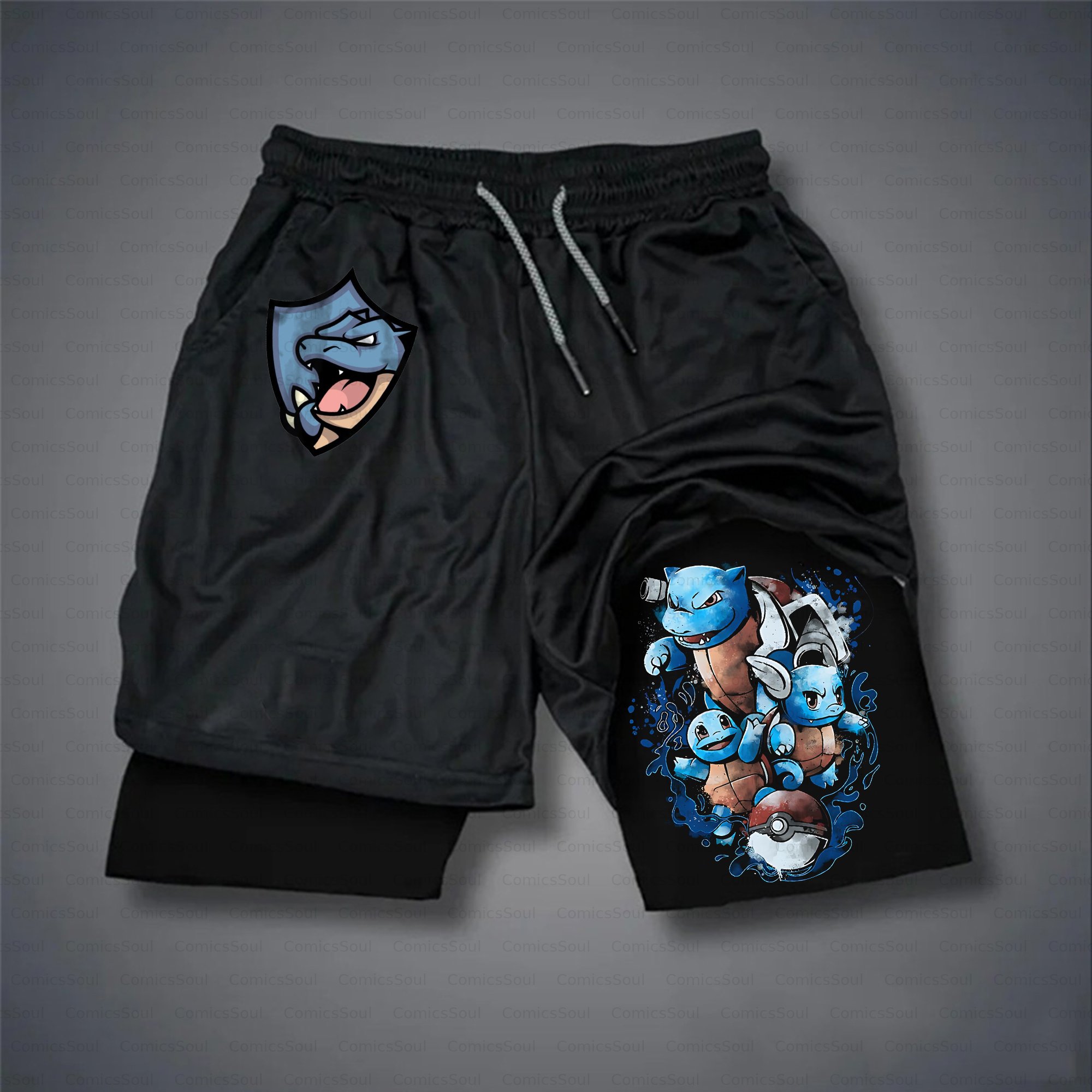 Unisex Casual Anime Streetwear Gym Shorts