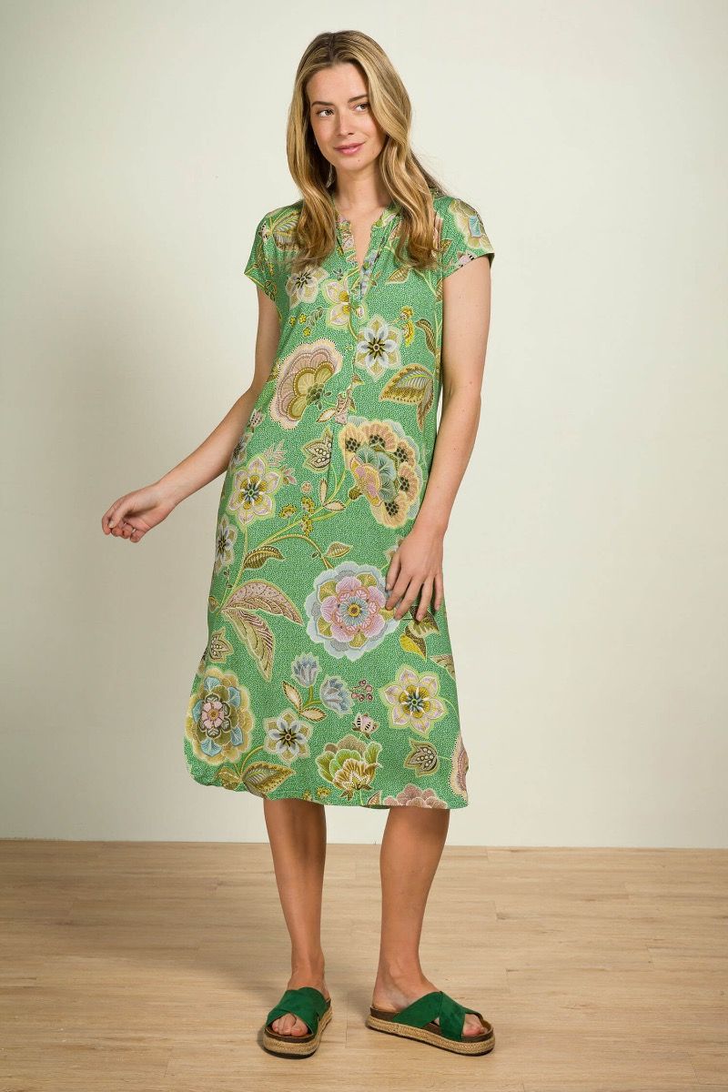 Dalia Nightdress Short Sleeve Matata Green