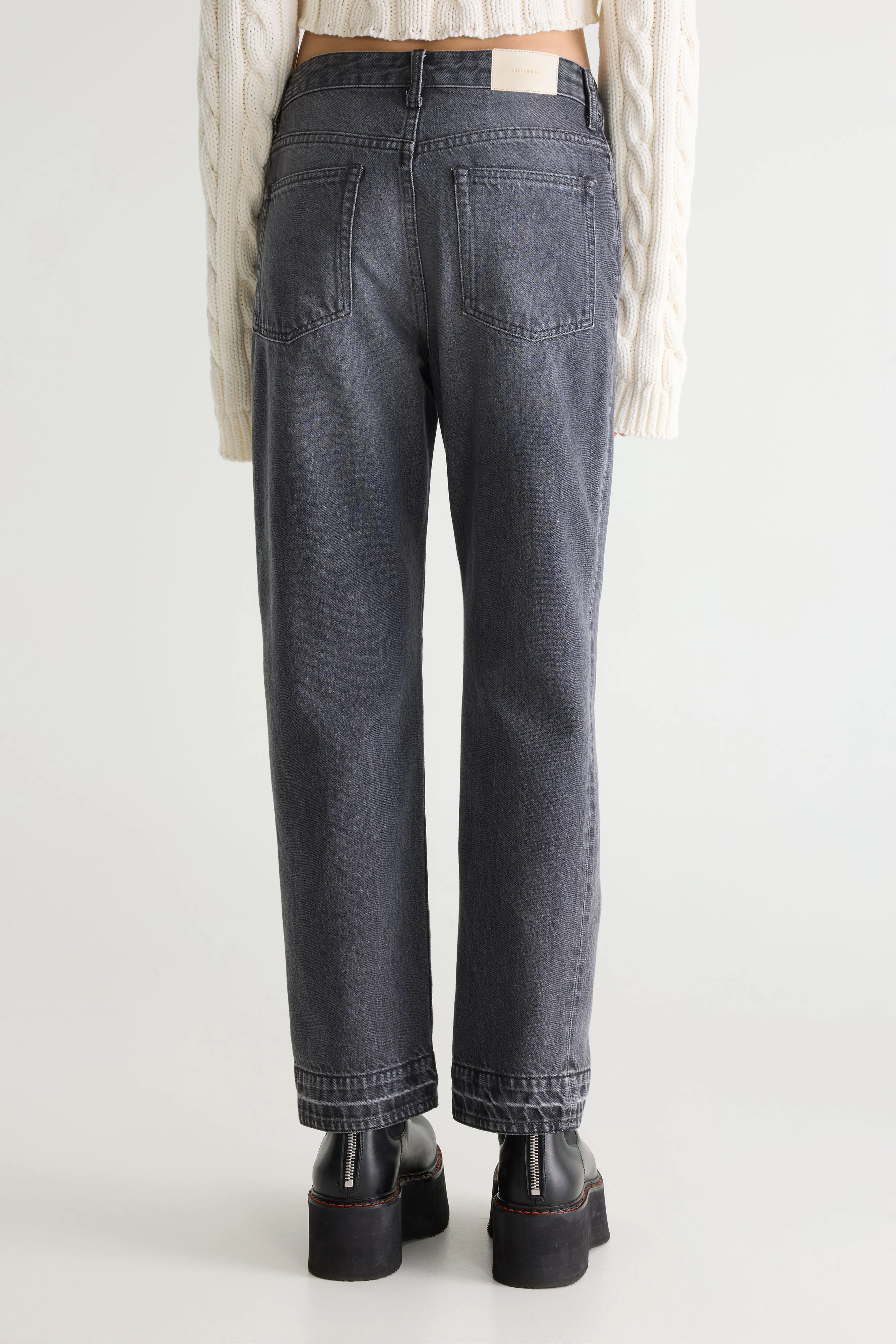 Bellerose Denim N. 34 - Regular black jeans (242 / W / USED BLACK)