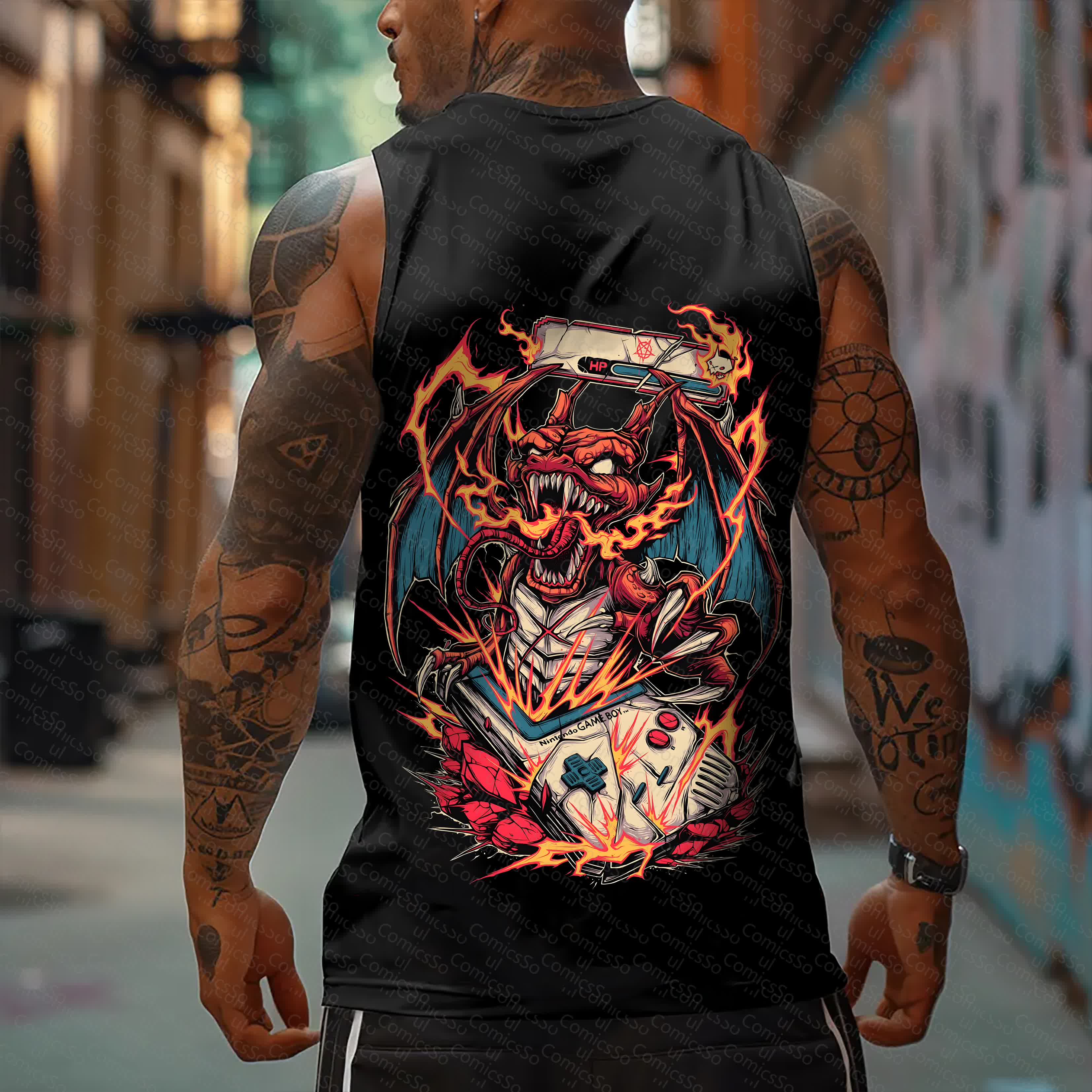 Unisex  “Comicssoul” Casual Anime  Tank Top