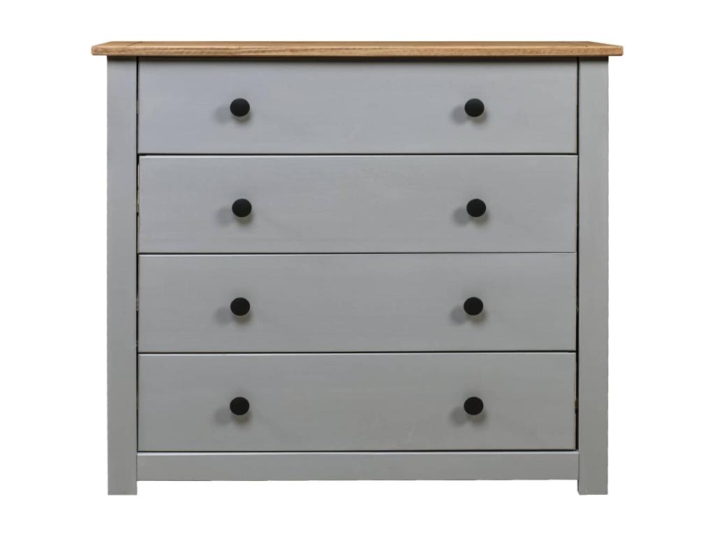 Armario auxiliar á Mueblestop gris 80x40x73 cm MAYS32556