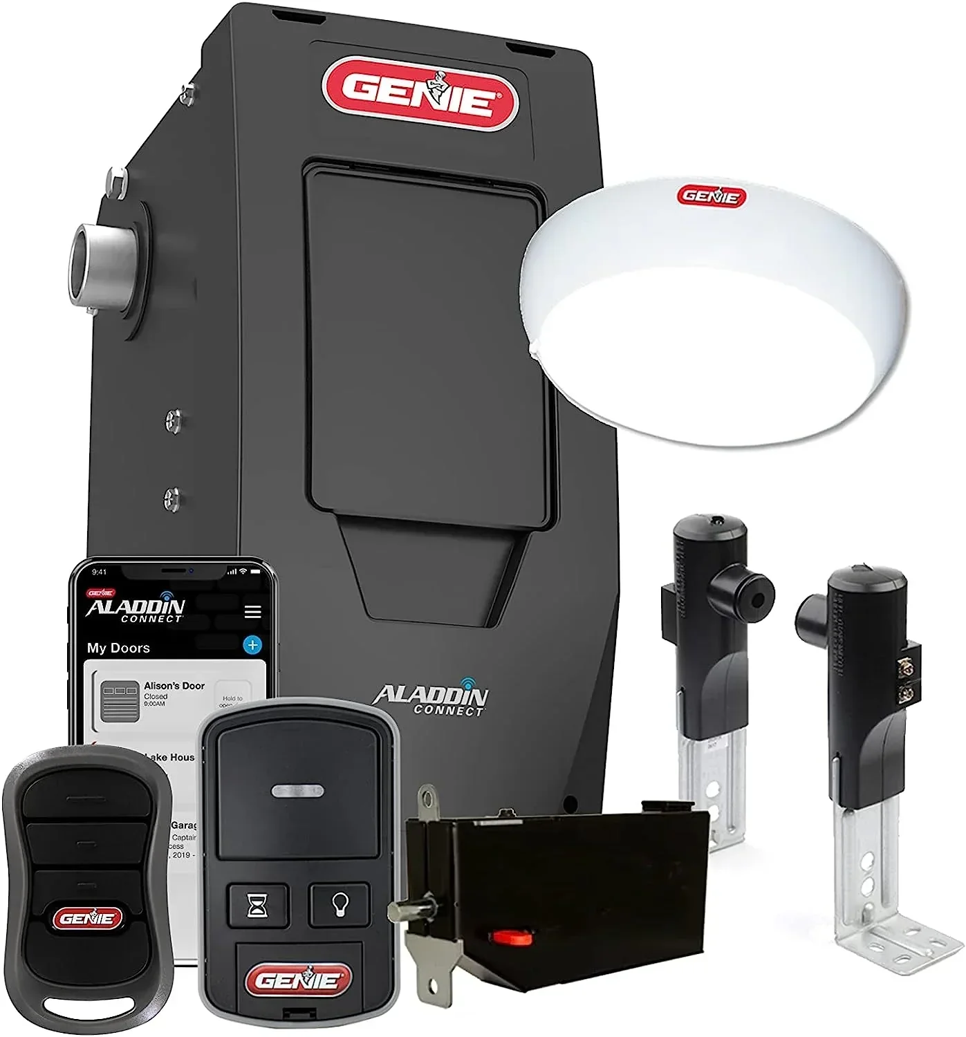 Genie Wall Mount Smart Garage Door Opener With Aladdin Connect - 6172H-O Genie Wall Mount Smart Garage Door Opener With Aladdin Connect - 6172H-O