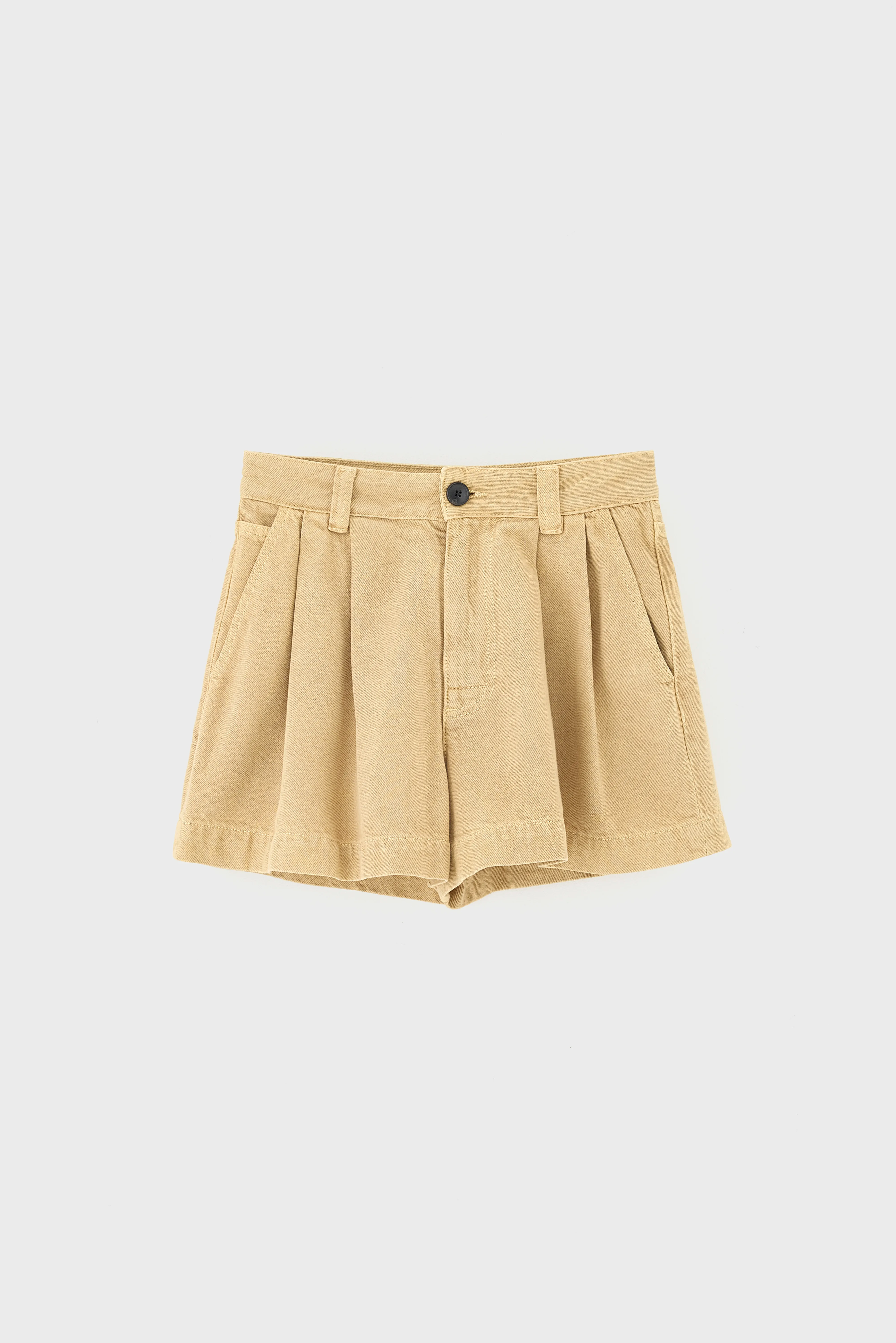 Bellerose Prisma pleated denim shorts (261 / W / SUNLIGHT)
