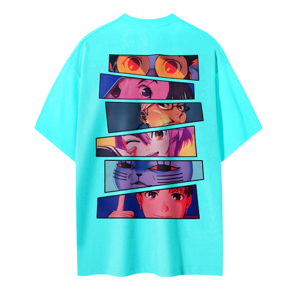 DANDADAN Cotton Unisex Round Neck Anime T-shirt TeeThreads Sustain the Scene with Custom Apparel