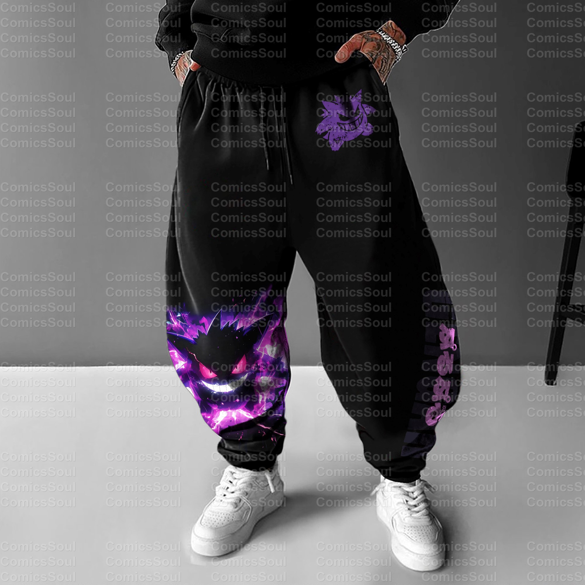 Unisex Anime Inspired Vintage Pants丨Comicssoul