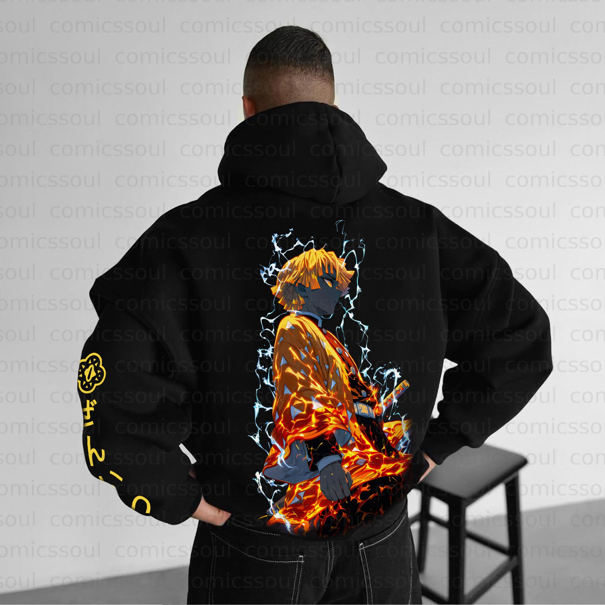 Unisex Anime Graphic Streetwear Vintage Hoodie丨Comicssoul