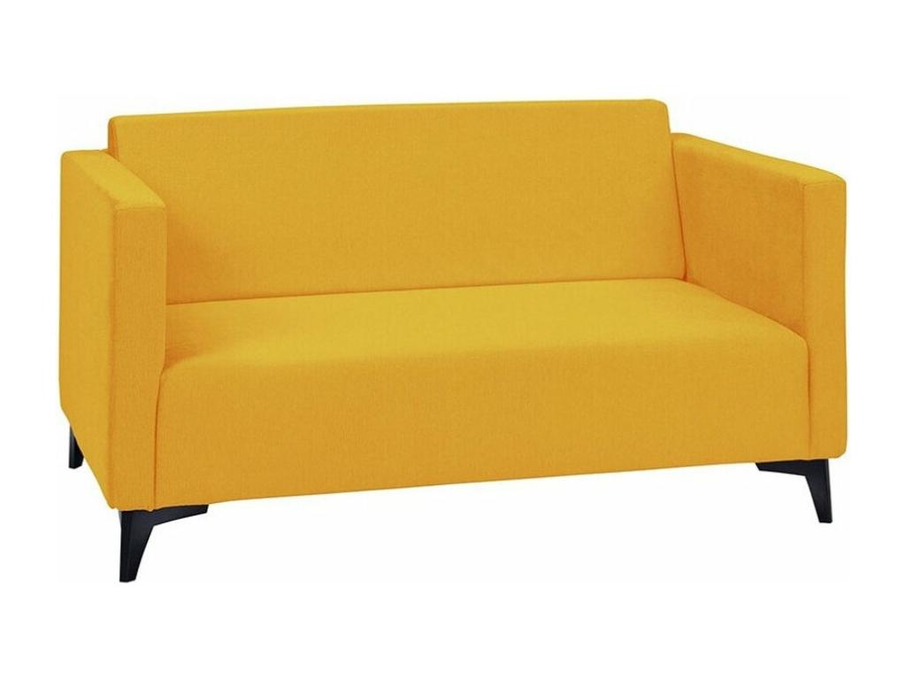 Sofá Providence K101, Amarillo, 136x82x74cm, Tapiz, Patas: Plástico