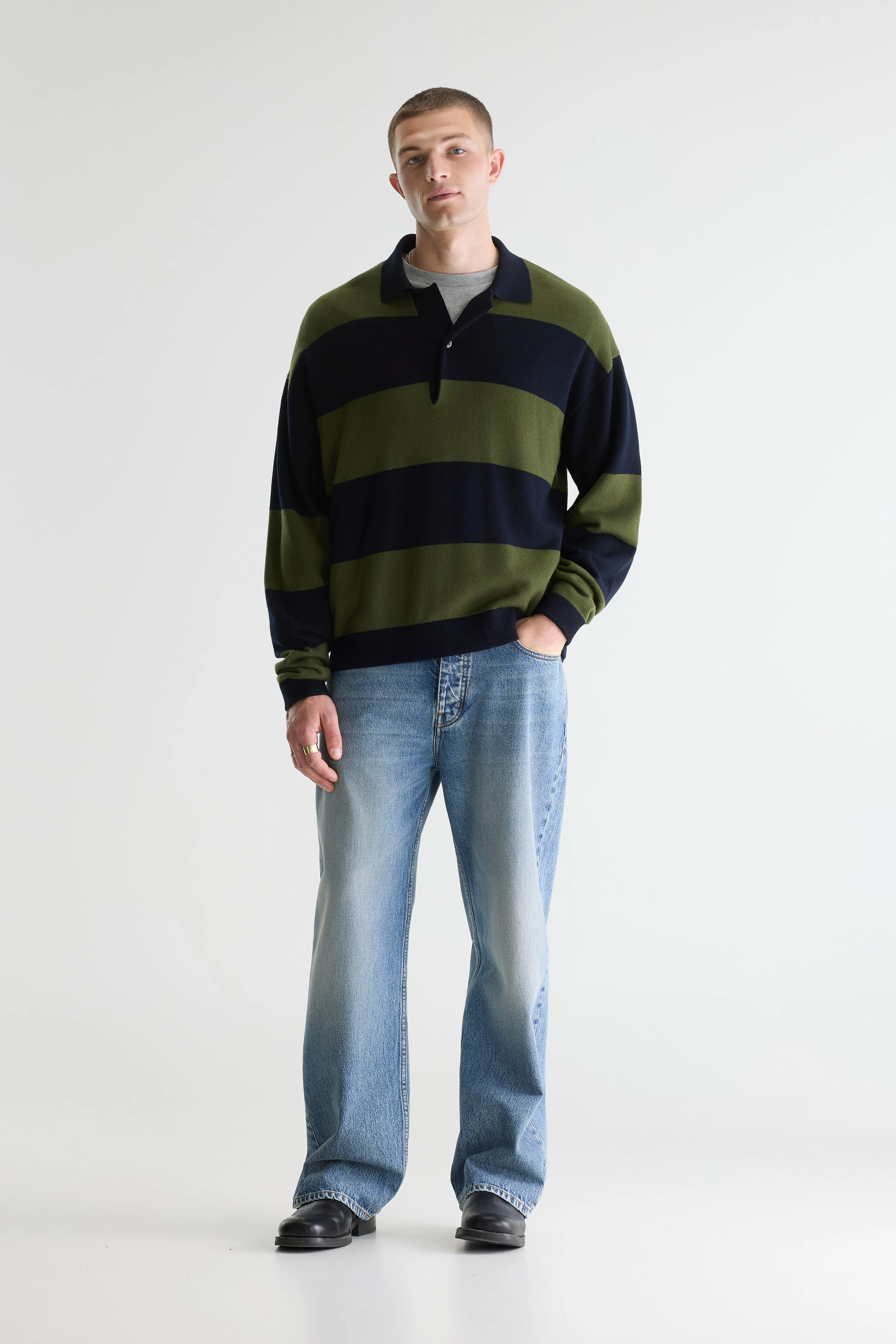 Bellerose Siaze striped polo (261 / M / STRIPE B)