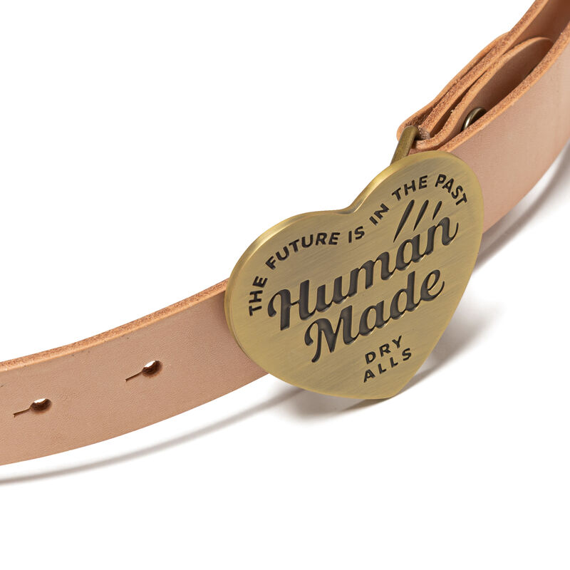 HUMAN MADE LEATHER BUCKLE BELT