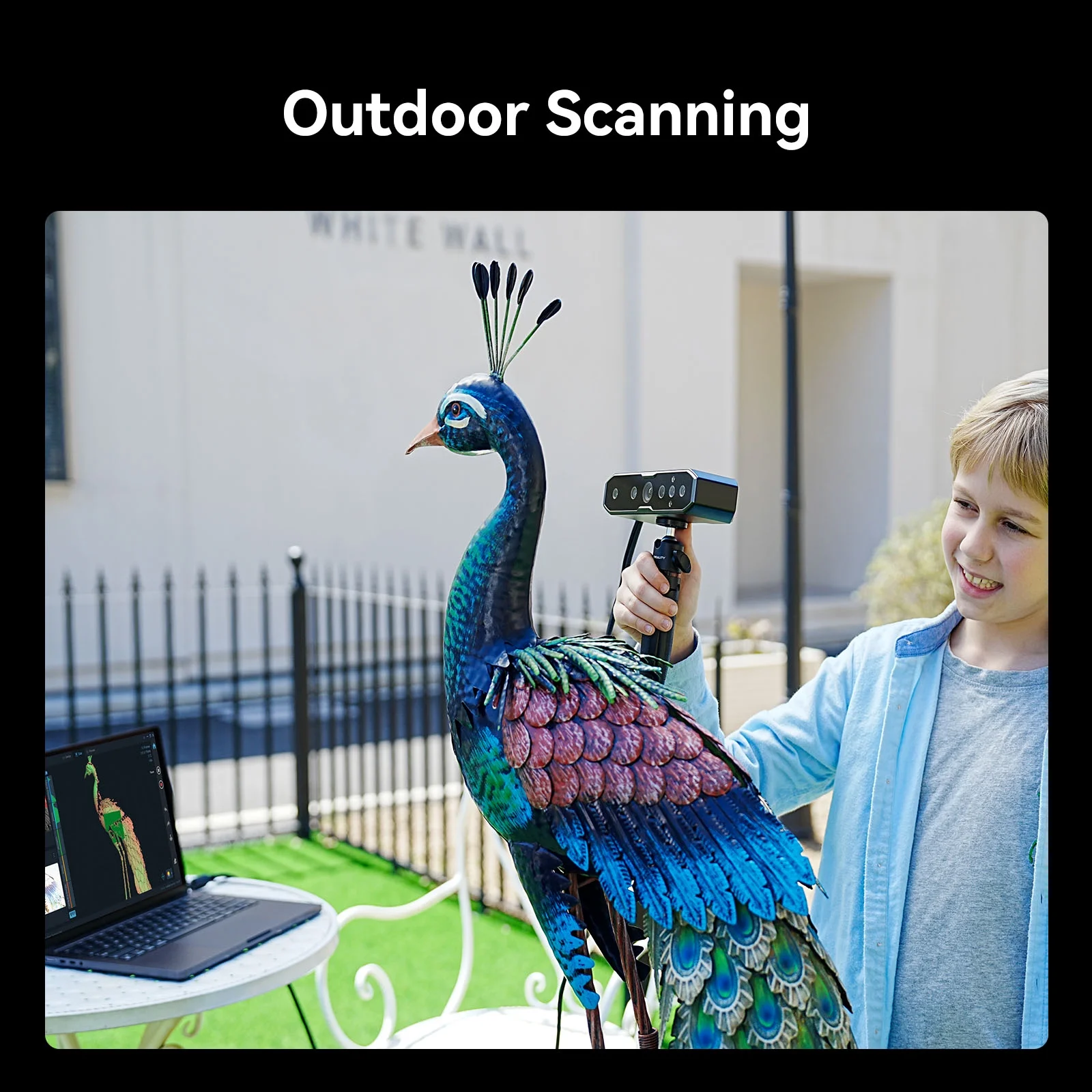 Creality CR-Scan Otter 3D Scanner Kit High Accuracy 0.02mm with 8 LED Infrared Lights 24 Bit Full-Color Scan, Noiseless, Sensitive Operation for Windows/macOS - Image 8