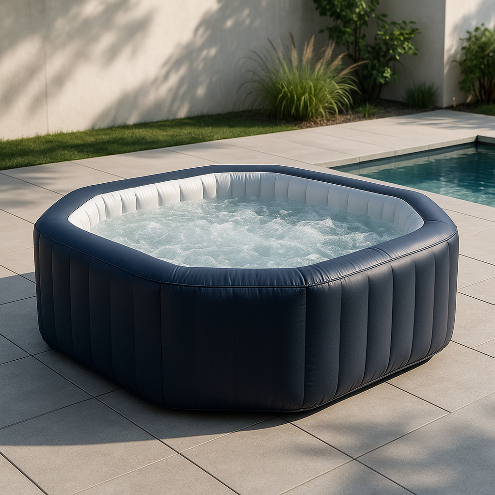 Spas hinchables 230x230x95 cm azul oscuro ICmkUXt483ed