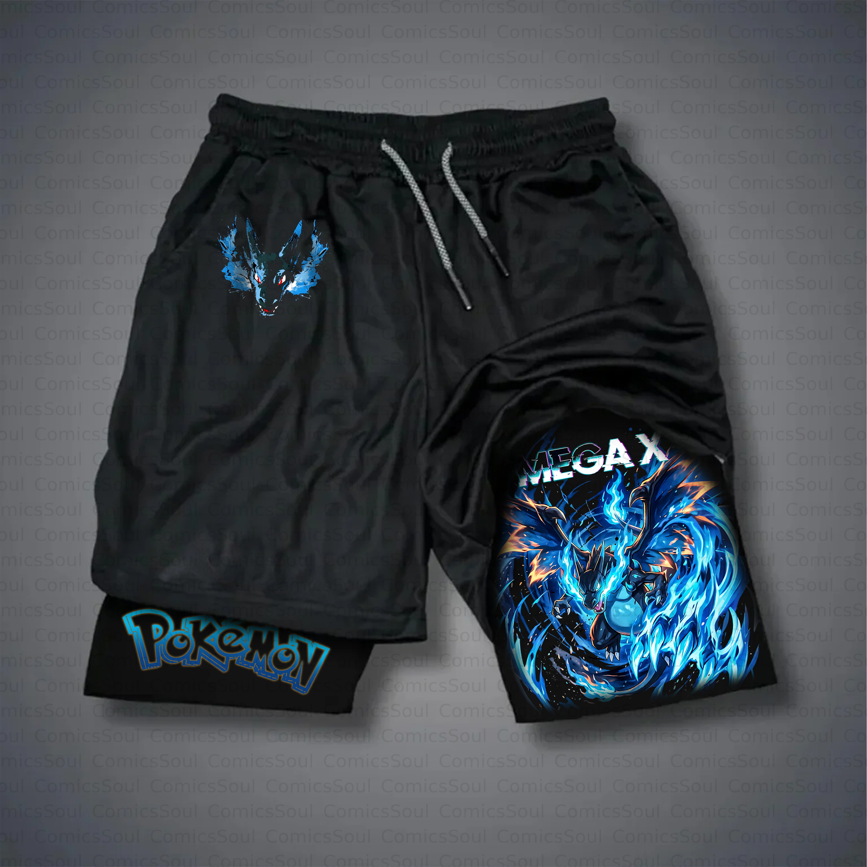Unisex Casual Anime Style Shorts
