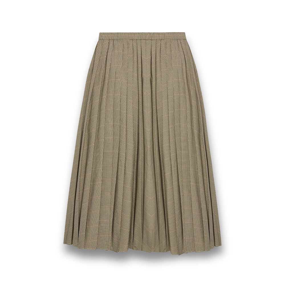 6397 - Jupe Pull on Pleated - Plaid