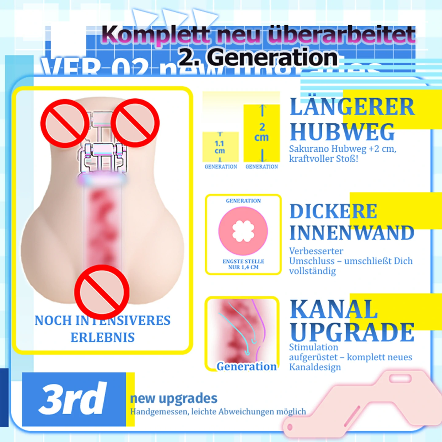 Dr.YUU Sakura Anime Onahole mit automatischem Teleskop-Stoß und realistischem Waifu-Torso – Bild 4