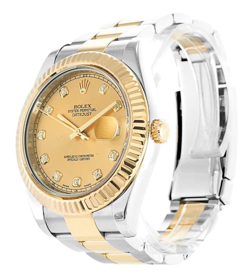 Replica Rolex Datejust II 41mm Gold Dial 116333