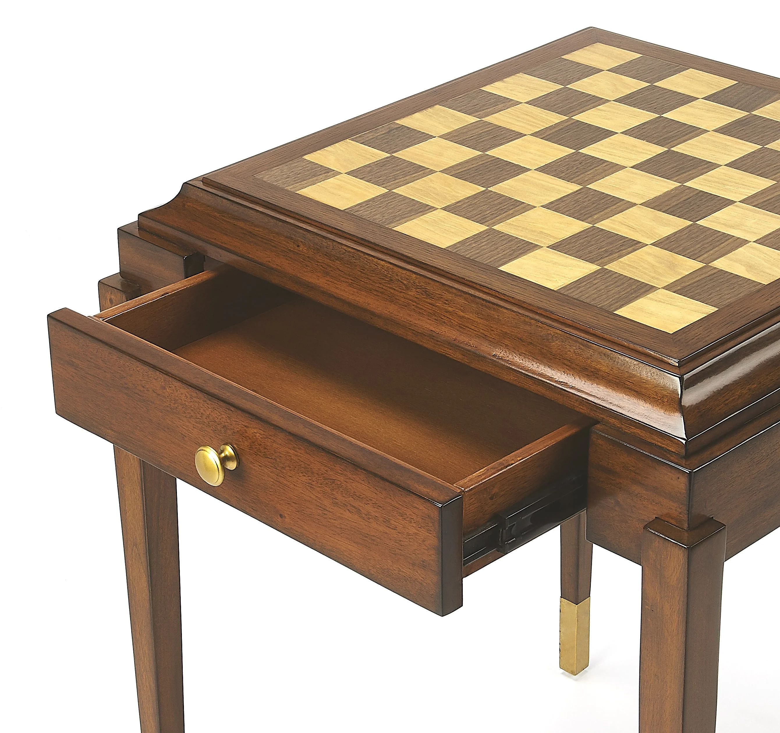 Butler Specialty Company Adrian Wood Game Table - Antique Cherry Brown - Image 4