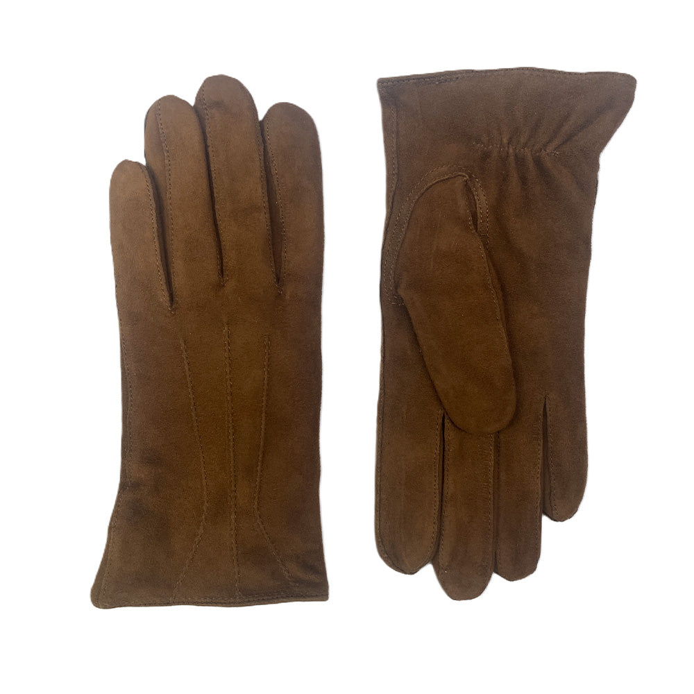 Milona - Gants Agneau Suède - Tabac