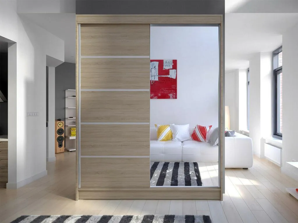 Armario Habitarluz 143 Habitarluz 200x150x58cm Puertas de armario - Correderas 26853DFYL