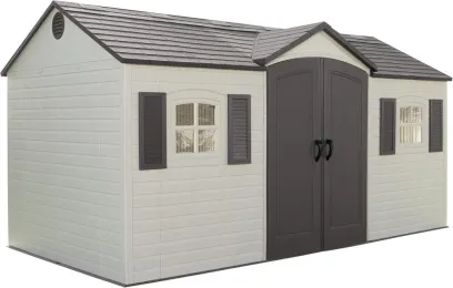 Lifetime 6446 Outdoor Storage Shed, 8 x 15 Foot, Desert Sand