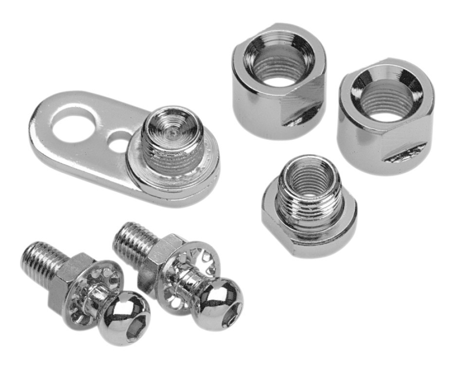 SportsBikeShop Drag Specialties Turn Signal Swivel Kit For Harley