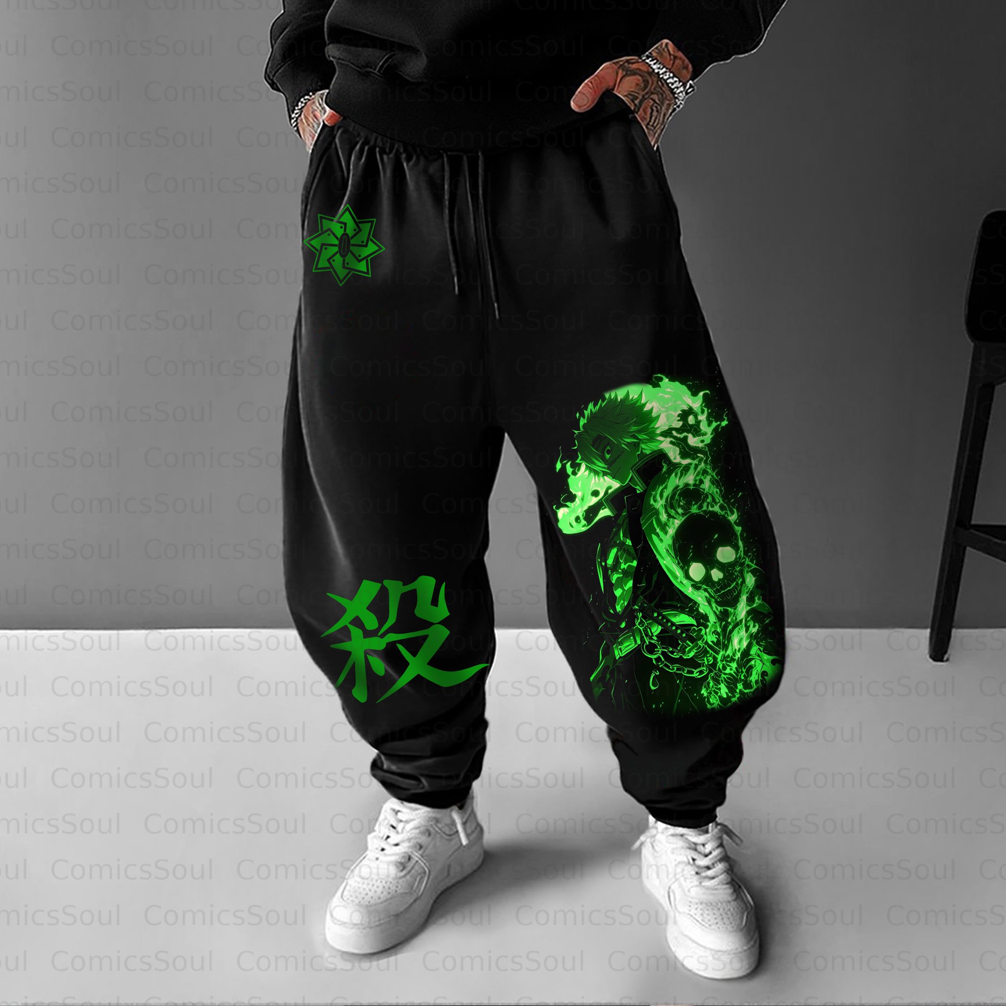 Unisex Anime Inspired Vintage Pants | KNY