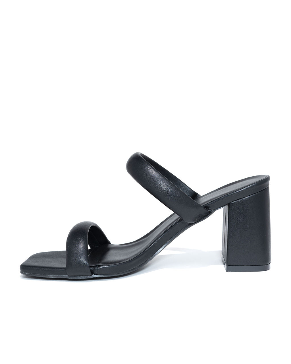 Schena Square Toe Heeled Sandal - Black - FINAL SALE - Se7enfashion