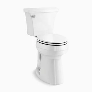 KOHLER Highline Arc Extra Tall 2-Piece Elongated Toilet, White, 1.28 GPF - 78305-0 KOHLER Highline Arc Extra Tall 2-Piece Elongated Toilet, White, 1.28 GPF - 78305-0