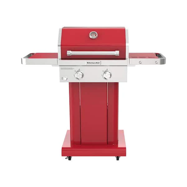 2 - Burner Propane Gas Grill in All Red