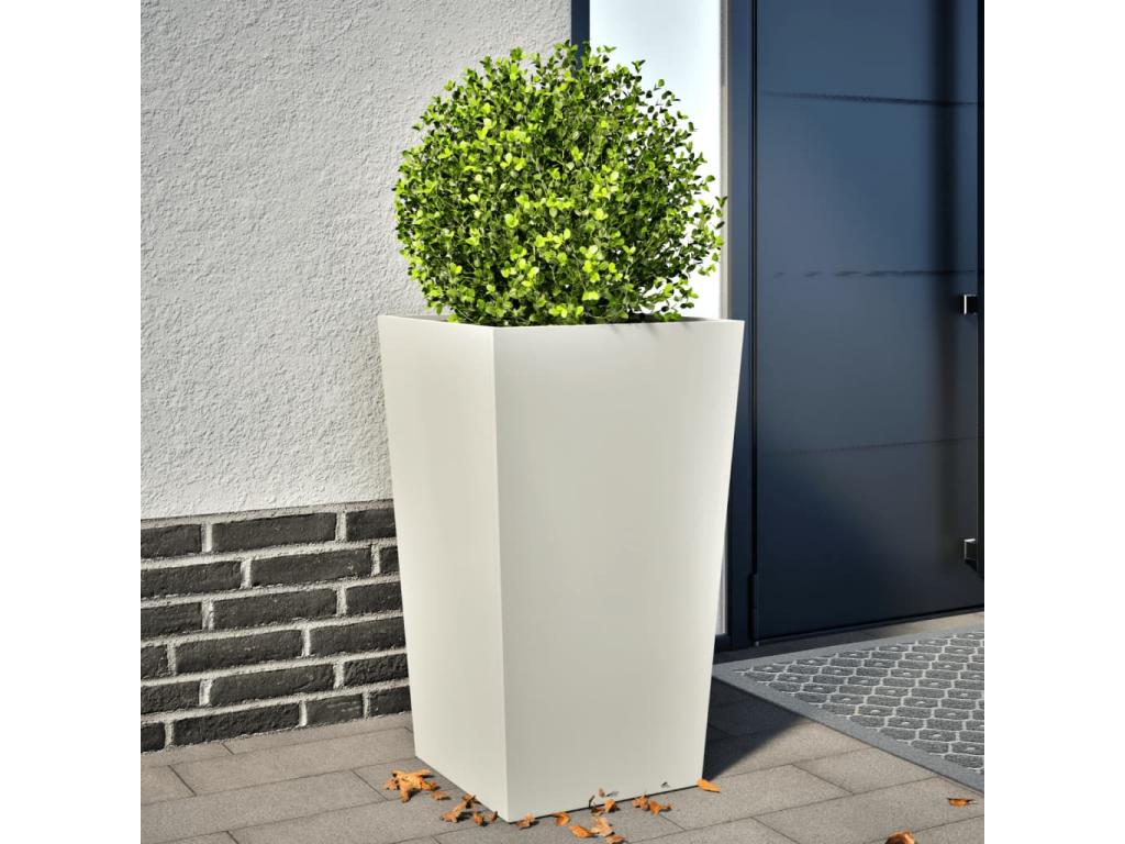 Decoratodo de acero blanca 45x45x75 cm