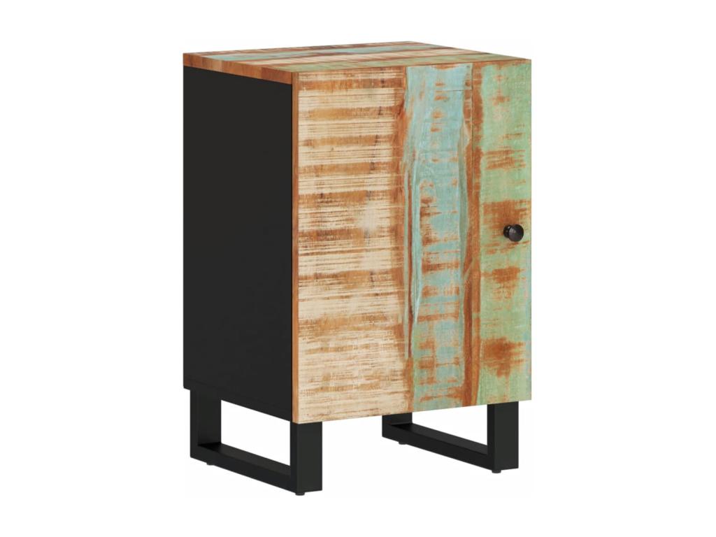 Mueble de baño 38x33x58cm madera maciza recuperada