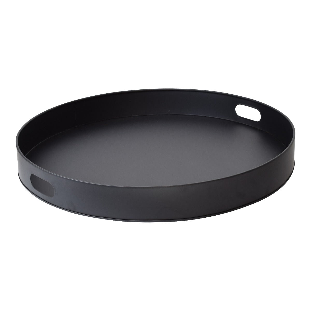 LOFT42 Tray Metalen Dienblad – Zwart – Ø40 cm