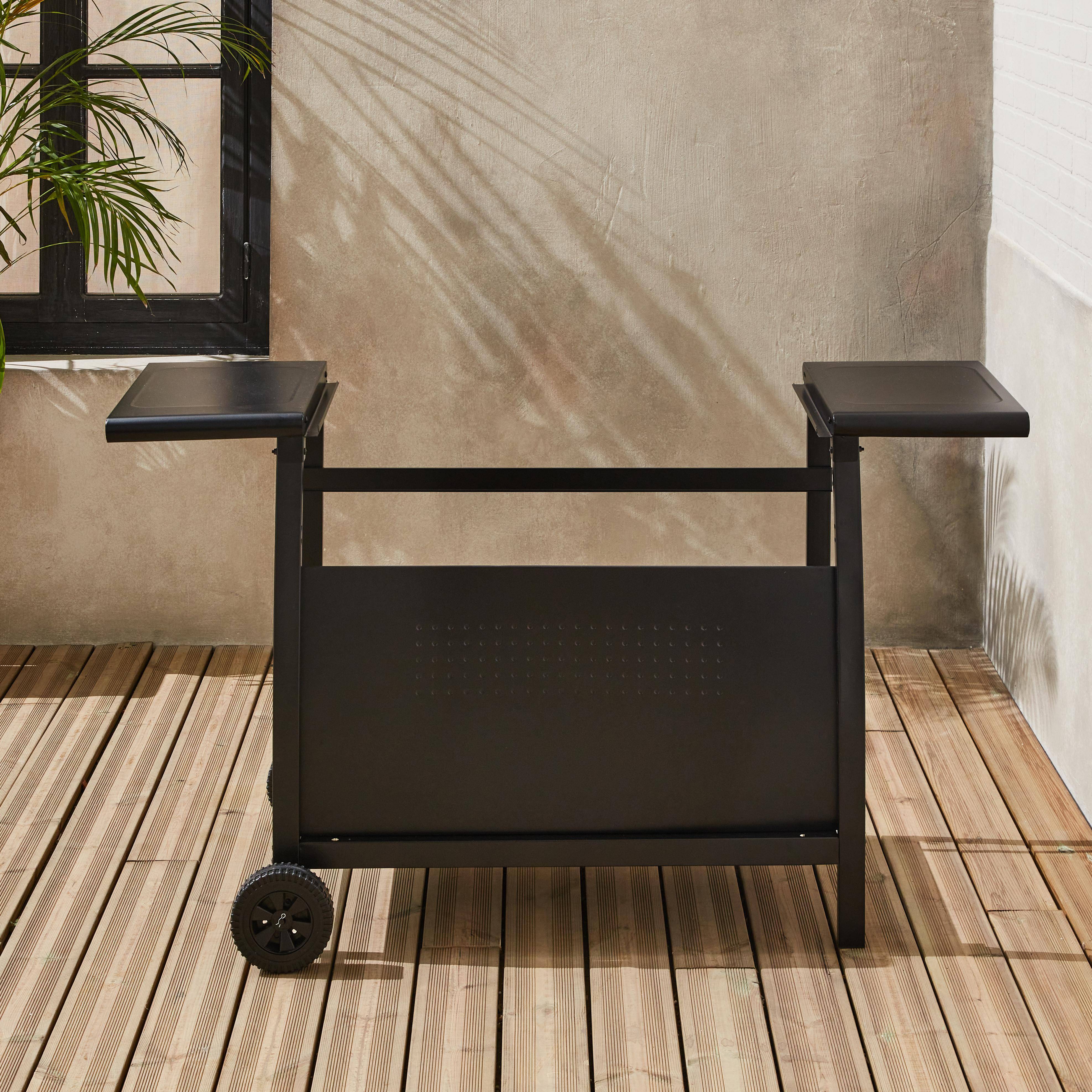 Aparador porhtos 4 - Carrito para plancha de gas Porthos 4 quemadores