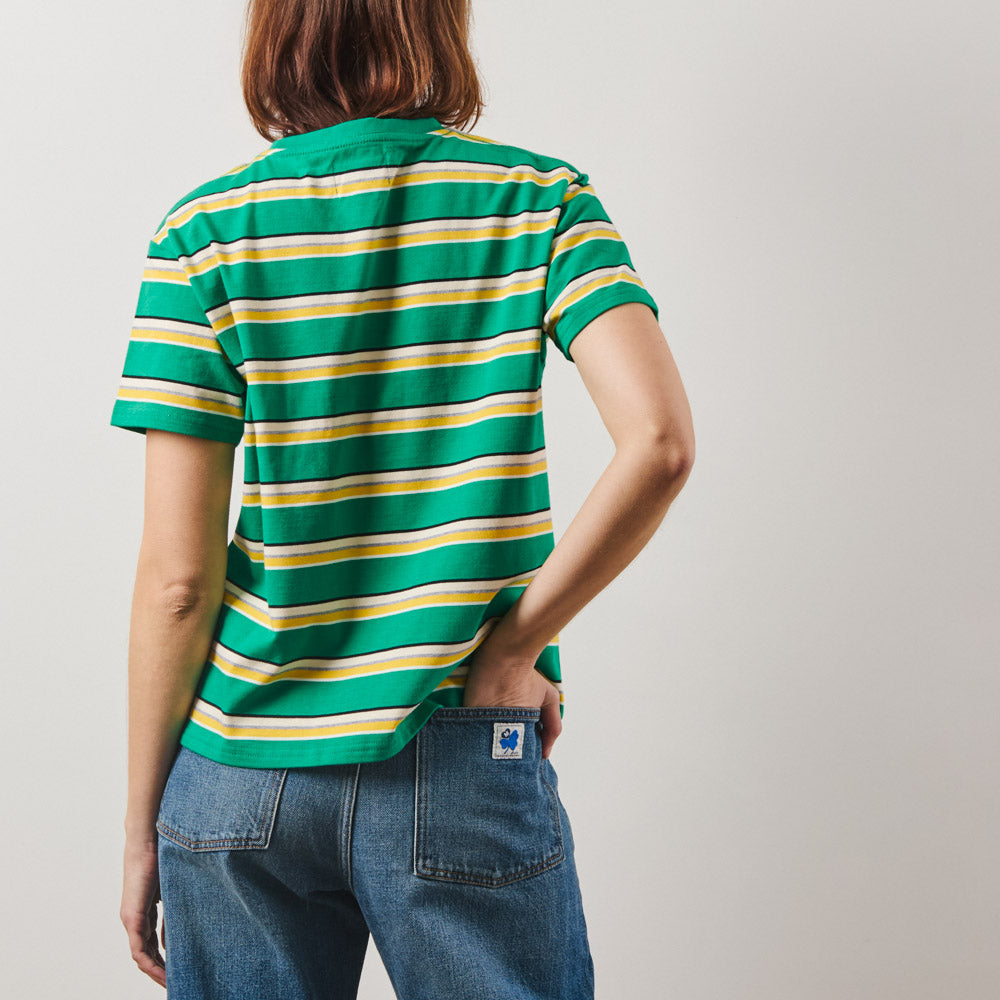 Merci - T-Shirt Lola Stripes - Vert
