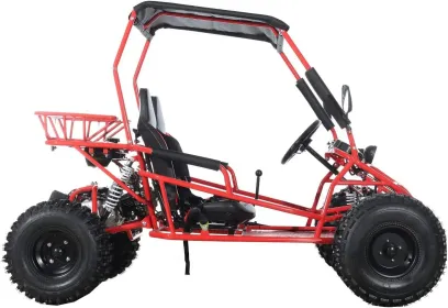 X-Pro New Rover 125cc Gas Powered Go Kart 3 Semi-Automatic Transmission w/Reverse Big 18"/19" Wheels