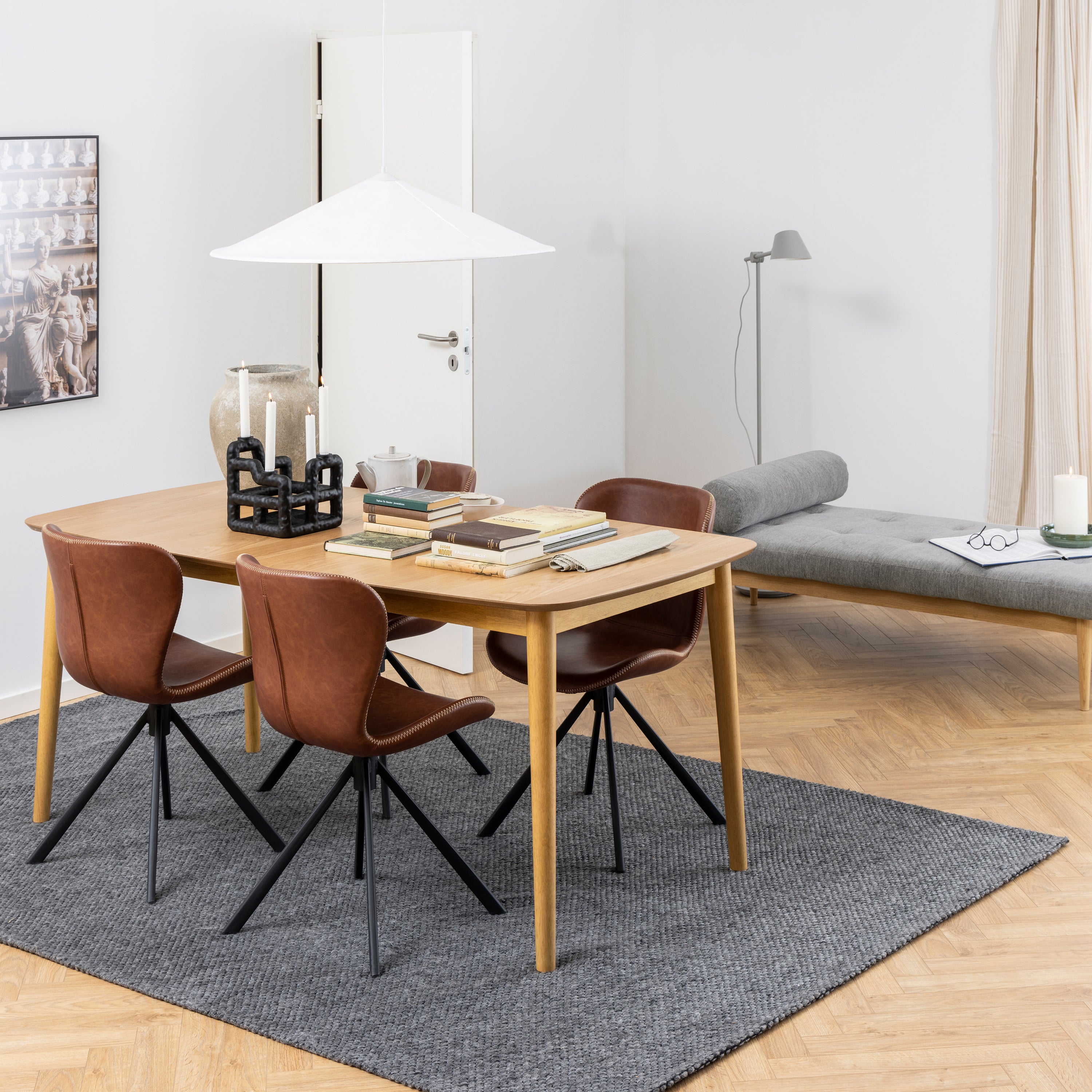 Blokker Evolve Eettafel Uitschuifbaar - 180/220 x 90 cm - Eiken