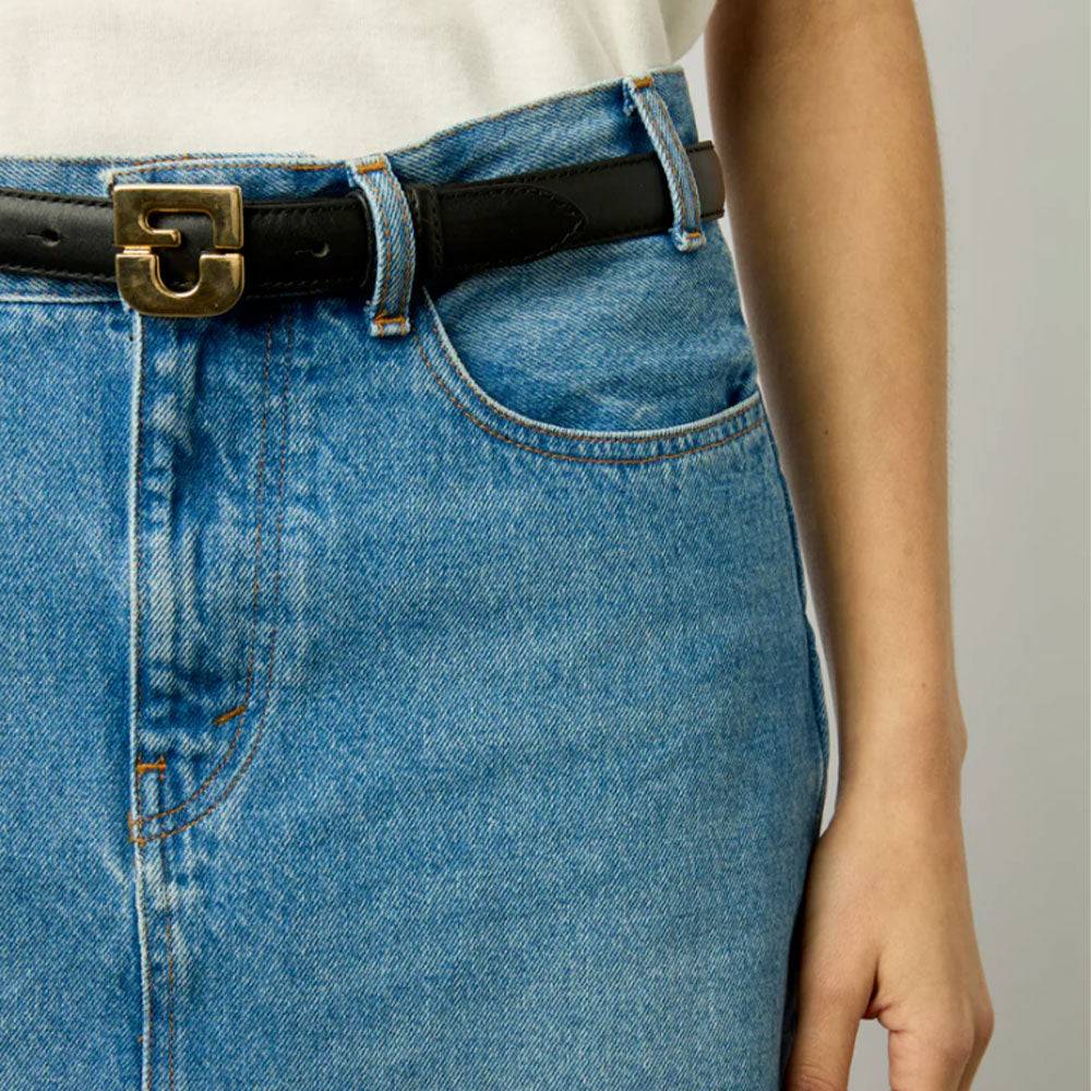 Gerard Darel - Jupe longue Dona  - Denim