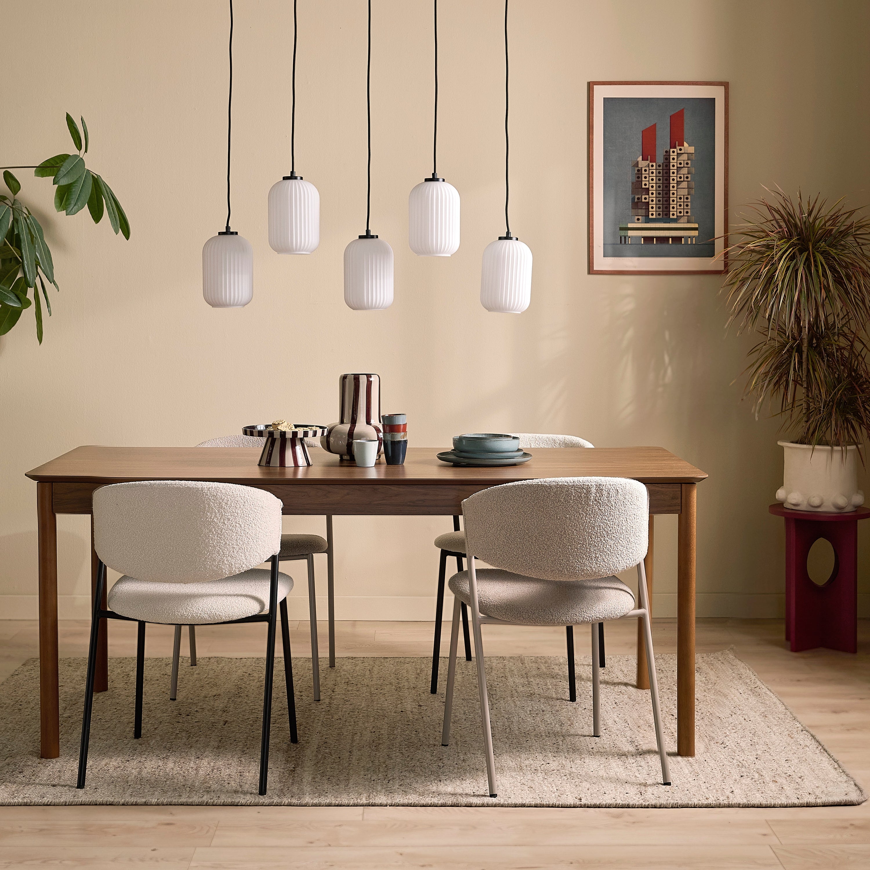 Blokker Frisk Eettafel Uitschuifbaar 180/230 x 90 cm - Walnoot