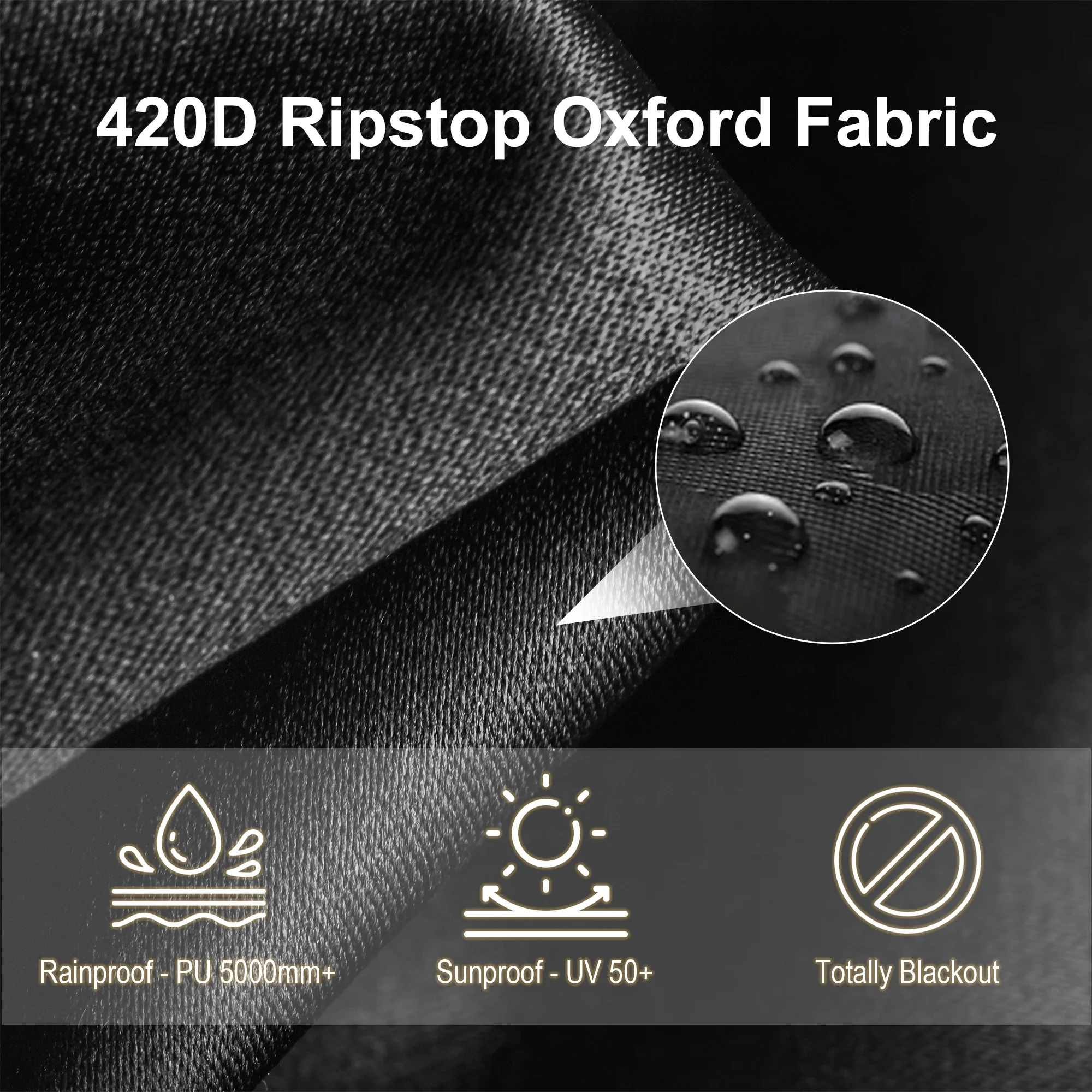 Naturnest Portable Car Camping Shower Tent Featuring a Roof and Floor Mat, Car Tents for Camping SUV, Overlanding Car Bathroom Tent Providing Privacy for Camping, Portable Shower Tent for Camping - Image 3