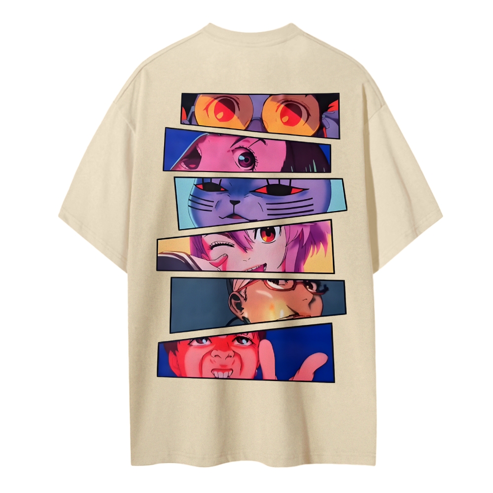 DANDADAN Cotton Unisex Round Neck Anime T-shirt TeeThreads Sustain the Scene with Custom Apparel