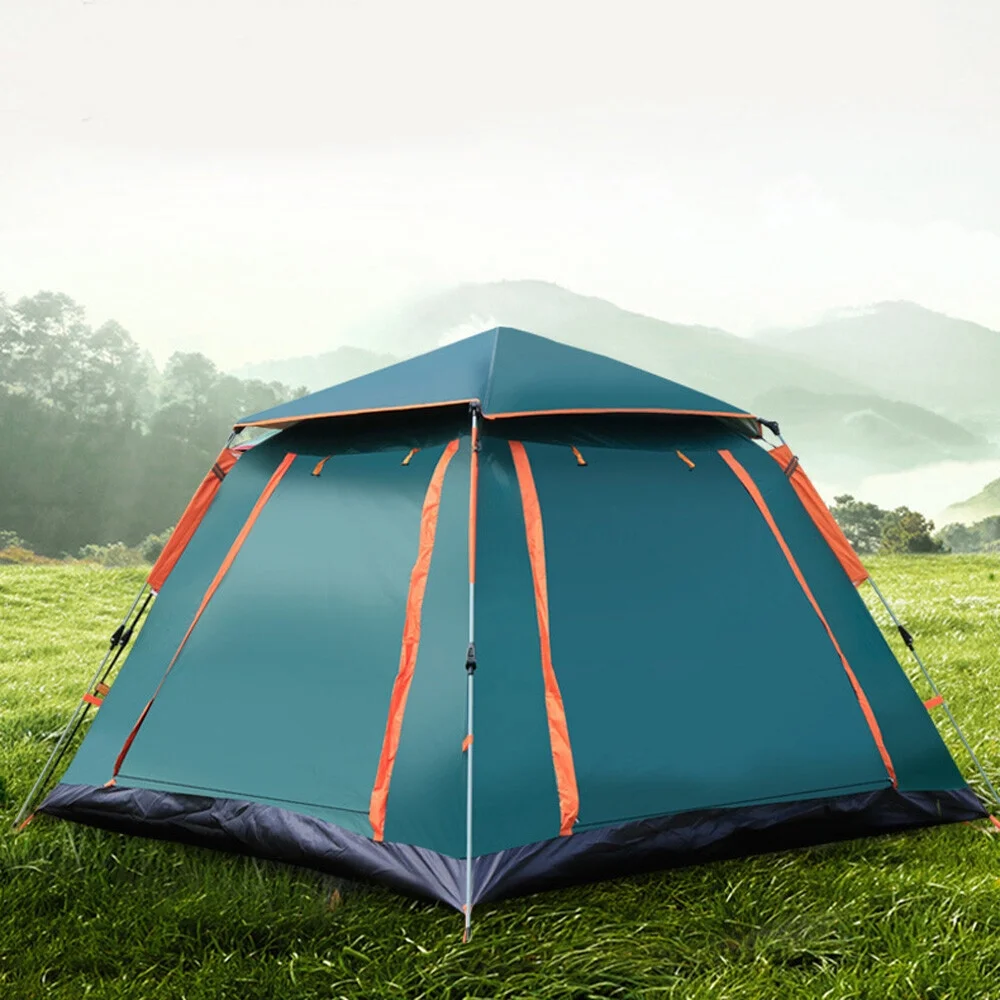 4 Person Family Camping Tent 4 Season Waterproof Anti-UV Windproof Tents Family - Image 9