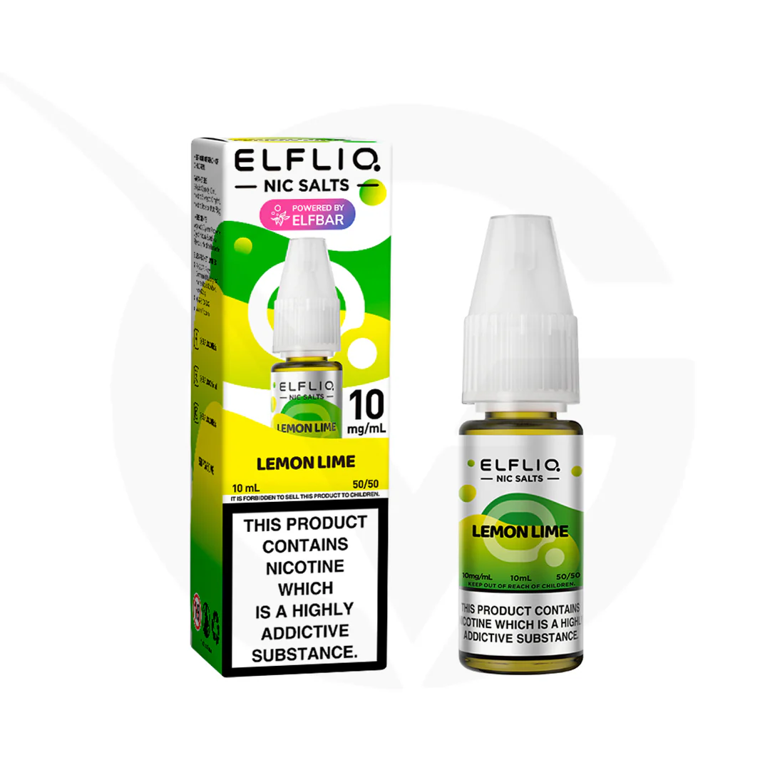 elf bar e liquid 10ml Lemon Lime 10ml Elfliq Nic Salt E-Liquid by Elf Bar
