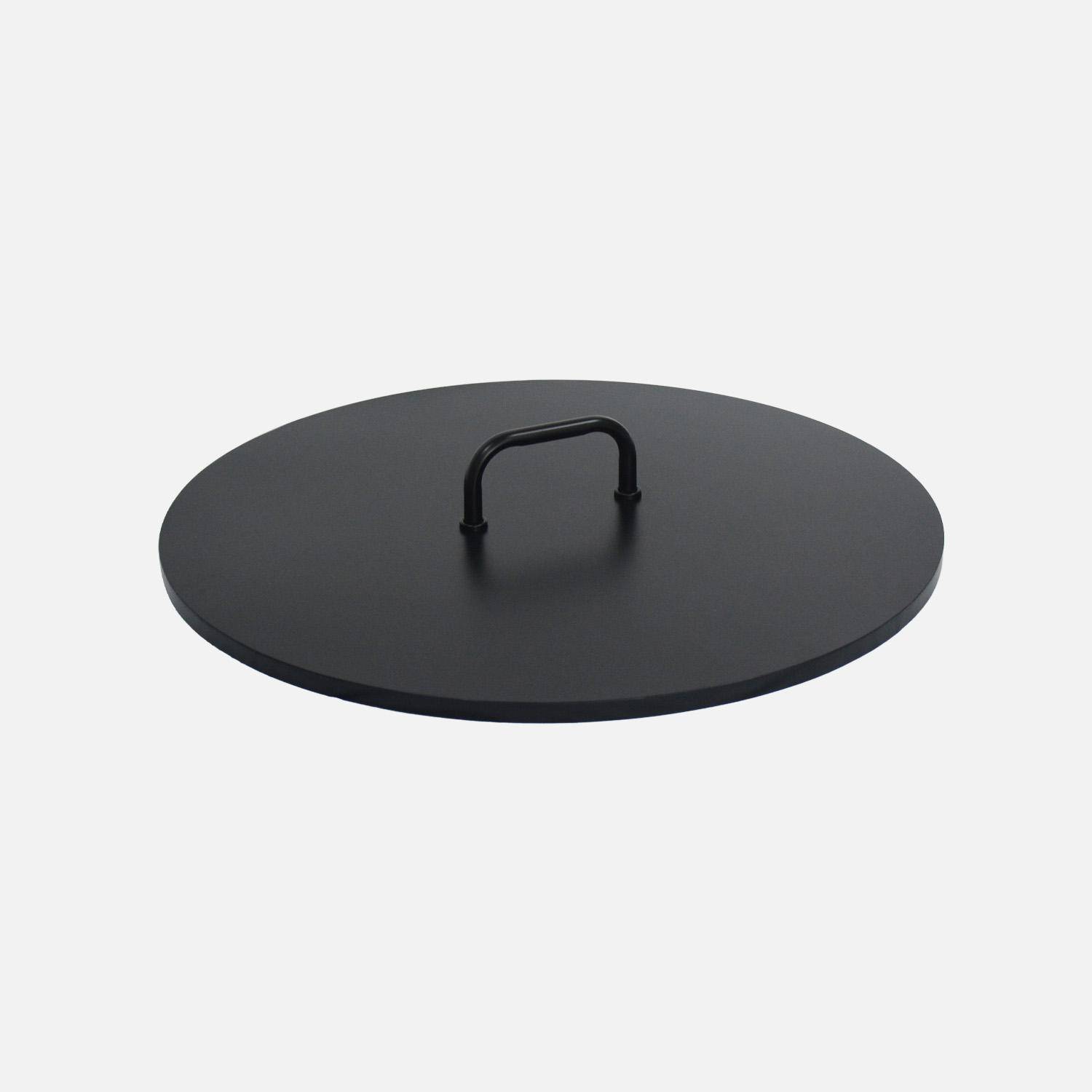 Tapa para brasero - Tapa para brasero de acero, 80cm