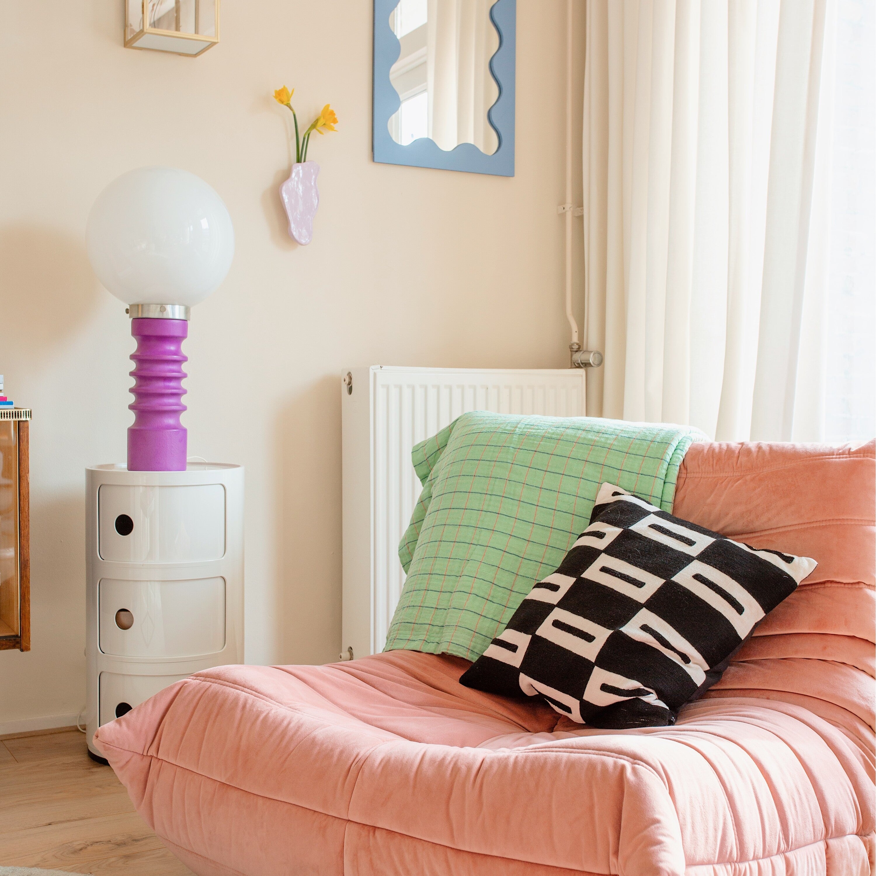 Kartell Componibili Kast Ø 32 cm - 3 Modules - Mat Wit