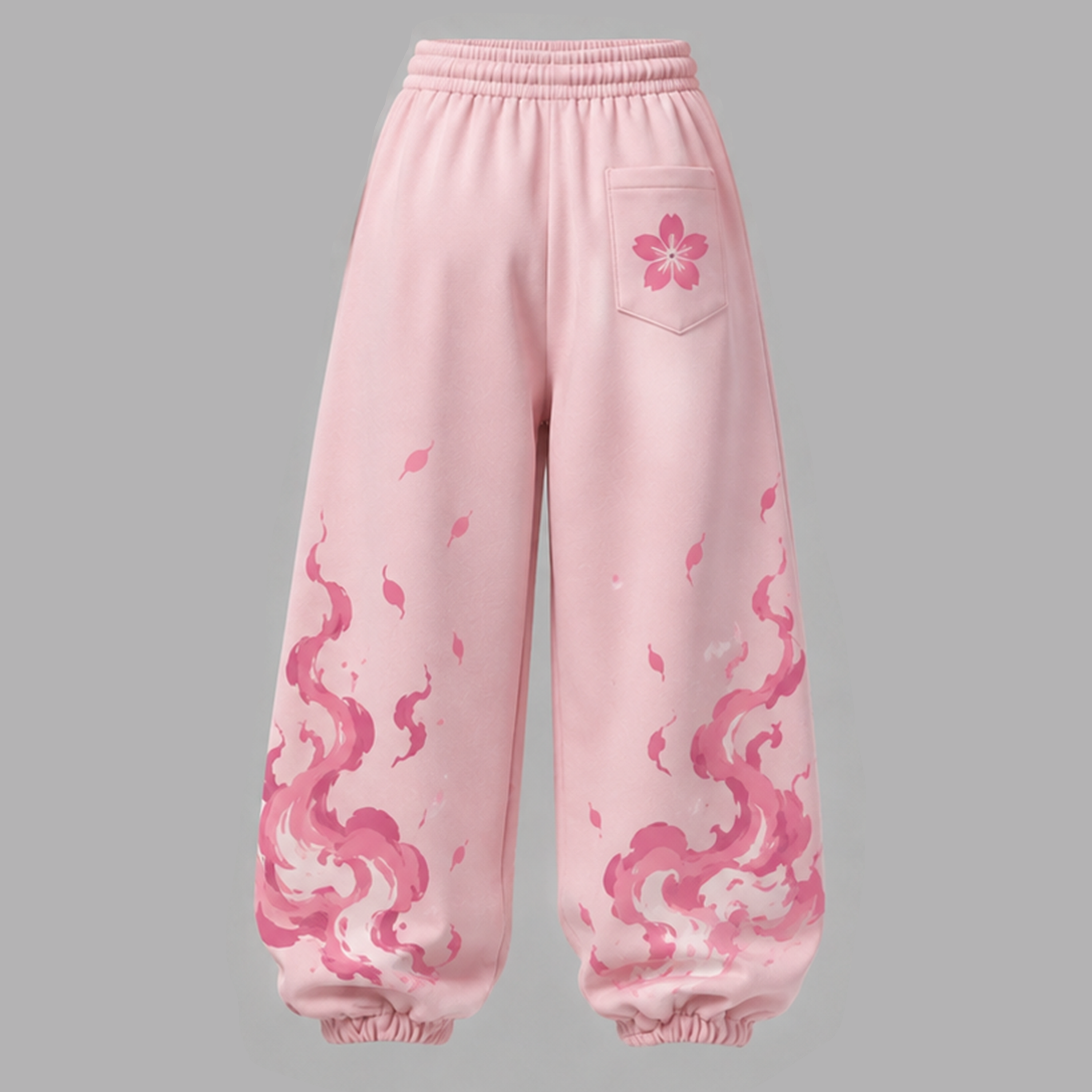 Demon Slayer Cropped Long Sleeve Hoodie & High Waist Jogger Pants Two Piece TeeThreads Sustain the Scene with Custom Apparel