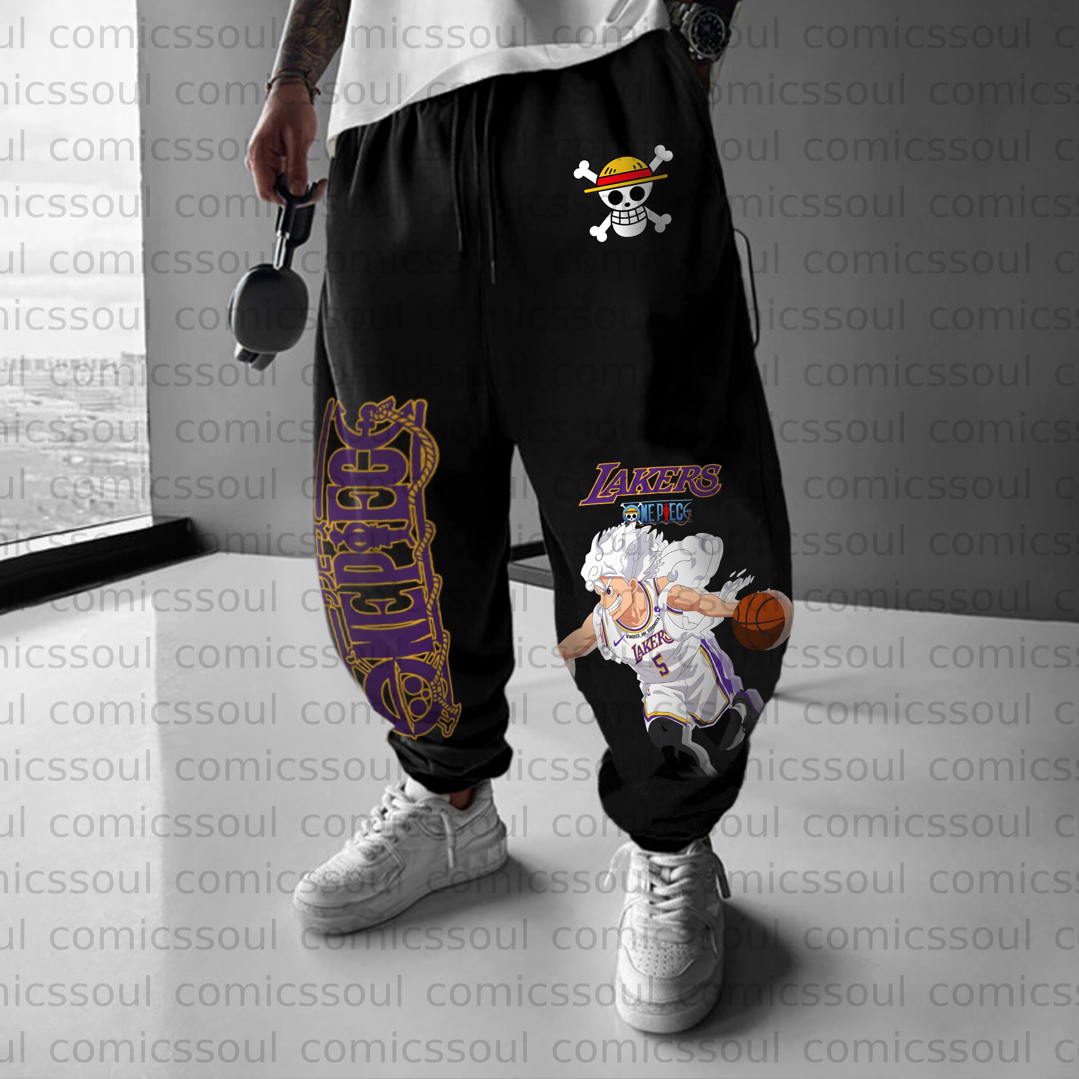 Unisex Anime Inspired Vintage Plush Pants