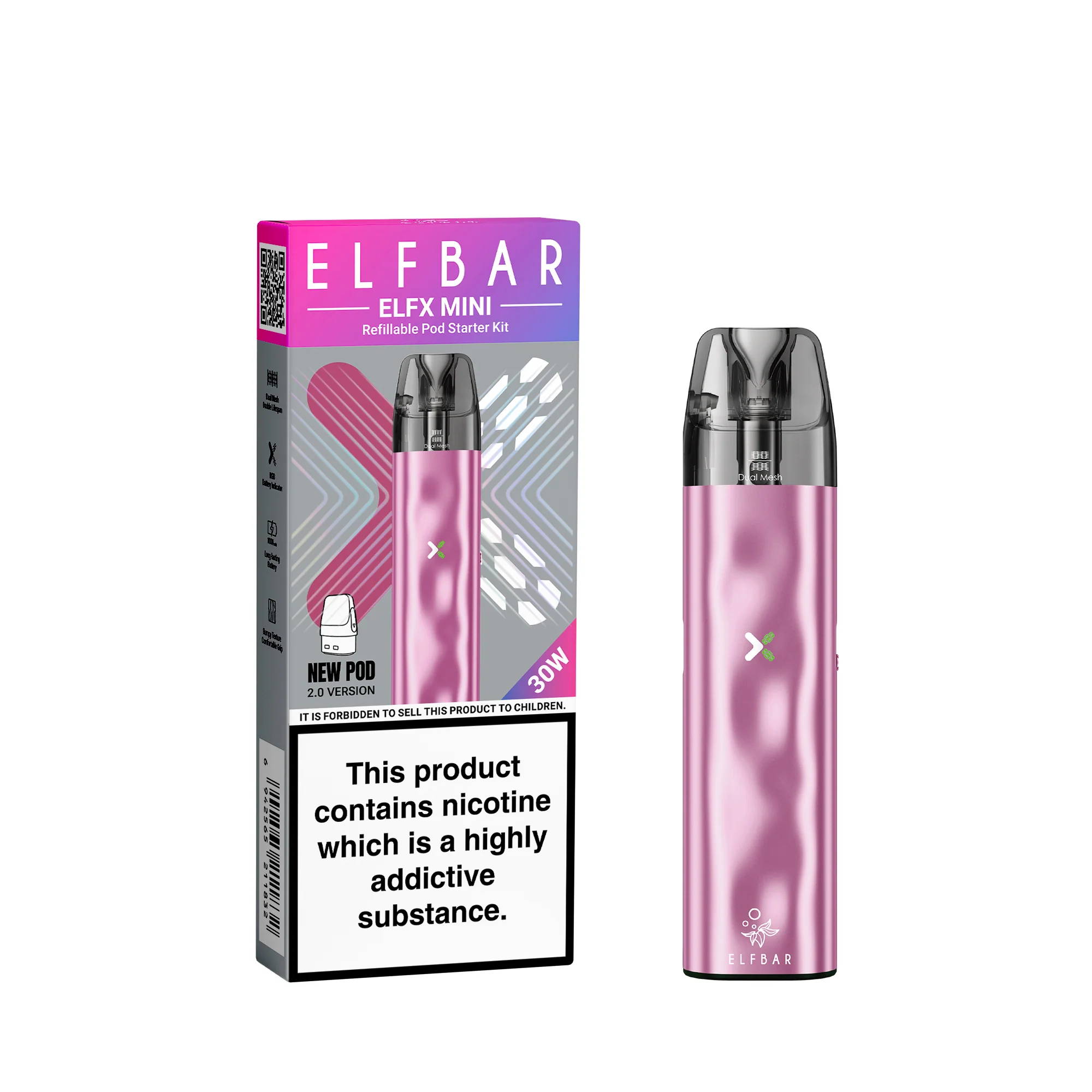 ELFBAR ELFX Mini uudelleentäytettävä pod-laite