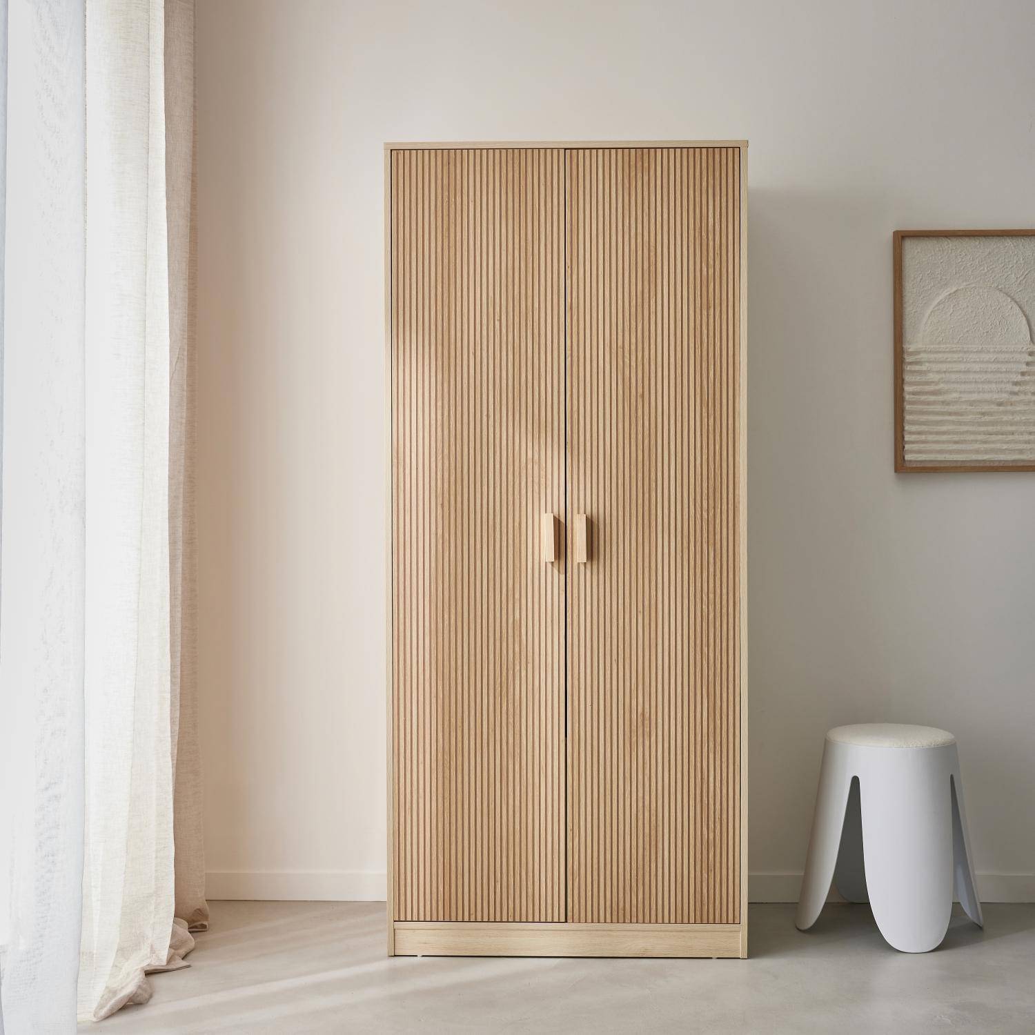 Linear - Vestidor, armario de dos puertas