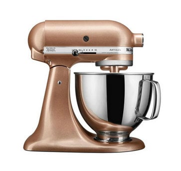 Artisan 5 Qt. 10-Speed Toffee Delight Stand Mixer with Flat Beater, Wire Whip and Dough Hook Attachments